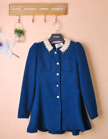 2015年新款歐韓潮流時尚羊絨大衣 一手貨源